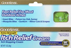 Good Sense Extra Strength Anti-Itch and Skin Protectant Cream, 1 oz