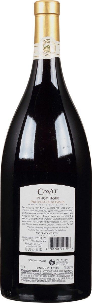 slide 2 of 7, Cavit Pinot Noir, 1.5l, 1.50 liter