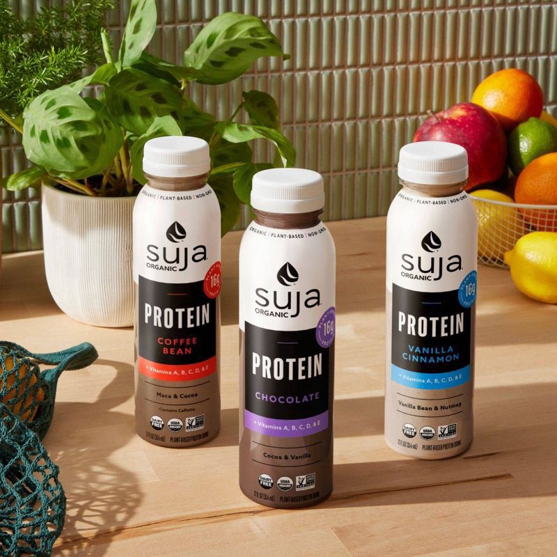 slide 2 of 7, Suja Organic Coffee Bean Protein Shake, 12 fl oz Bottle, 12 fl oz