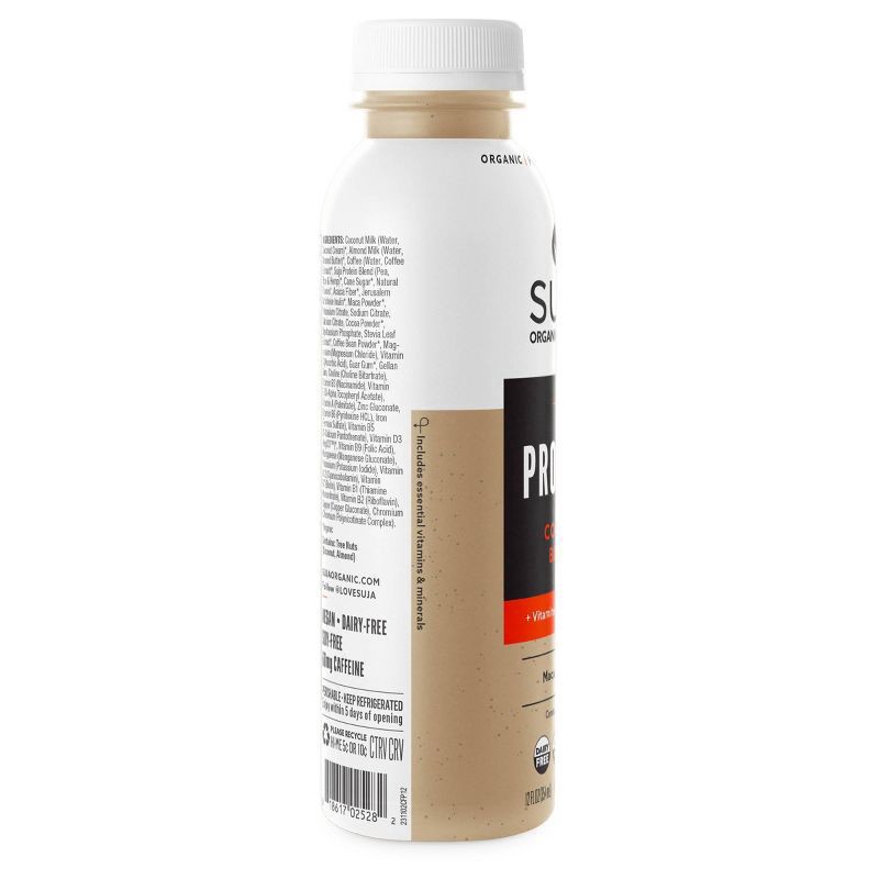 slide 3 of 7, Suja Organic Coffee Bean Protein Shake, 12 fl oz Bottle, 12 fl oz
