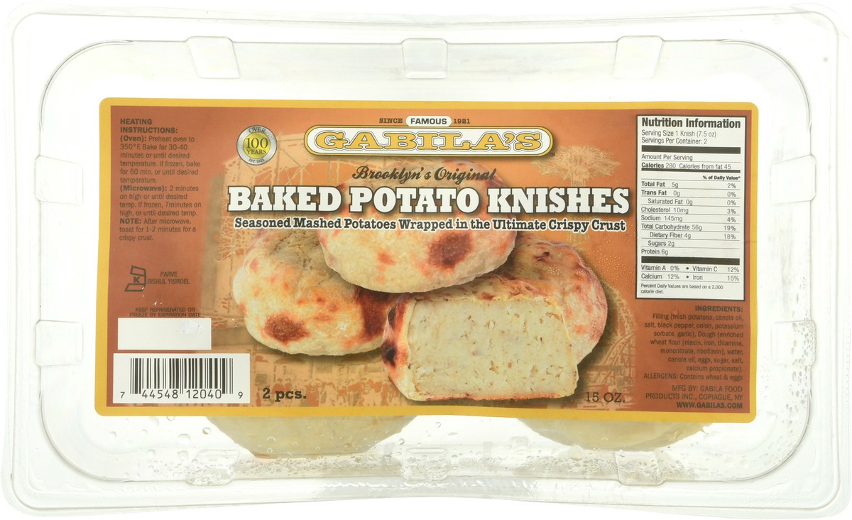 slide 6 of 12, Gabila's Baked Potato Knish, 1 ct