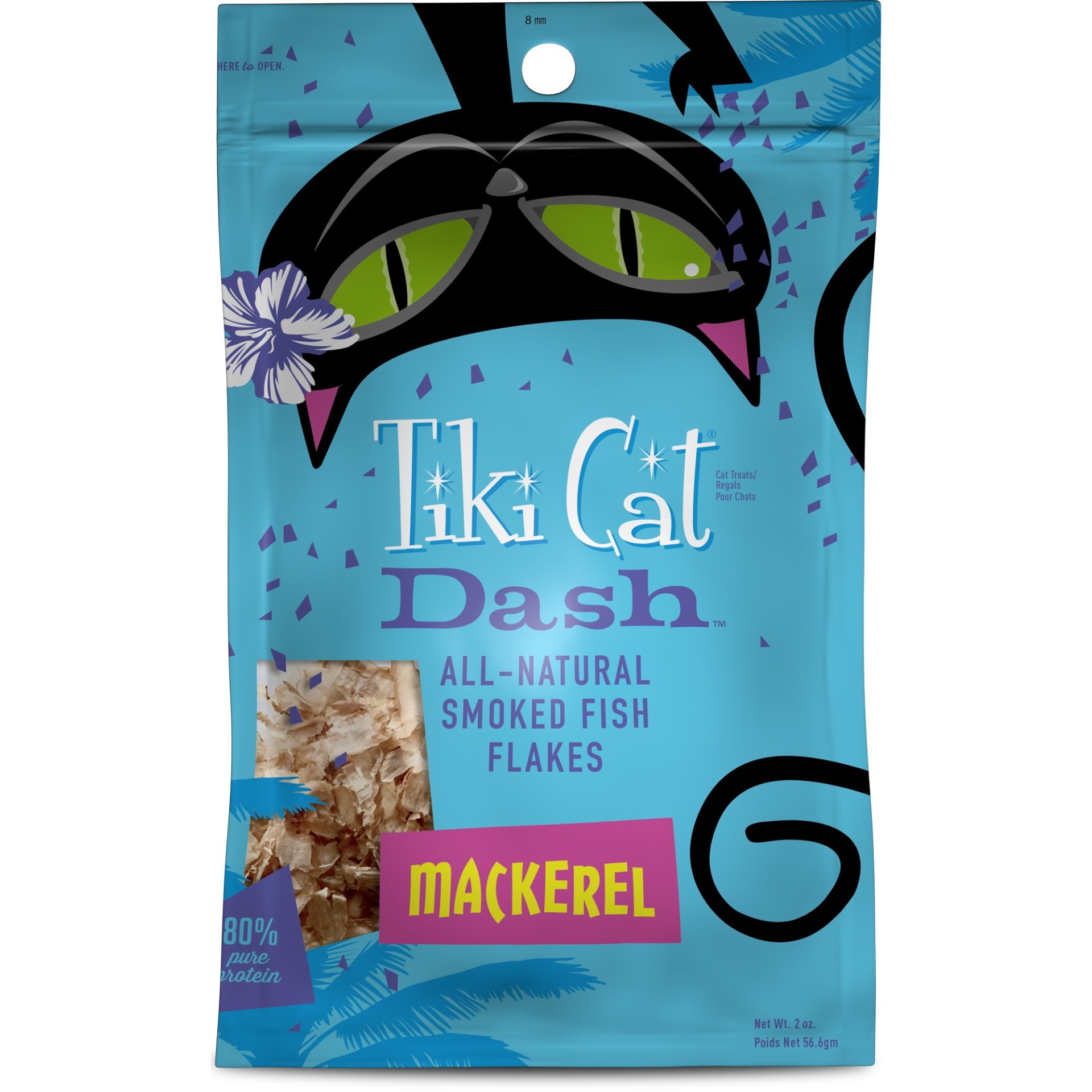 slide 1 of 1, Tiki Cat Dash Mackerel Cat Treat, 2 oz