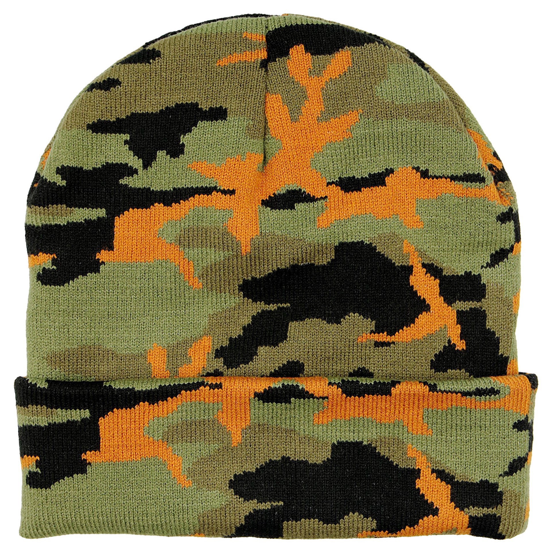 slide 1 of 1, ABG Accessories Adult Cuffed Beanie - Camo, One Size
