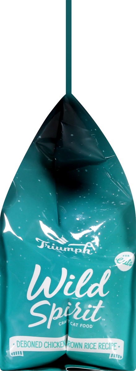 slide 10 of 10, Triumph Wild Spirit Deboned Chicken & Brown Rice Recipe Cat Food 48 oz, 48 oz