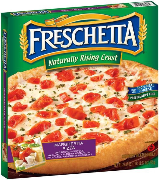 slide 1 of 1, Freschetta Naturally Rising Crust Margherita Pizza, 27.37 oz