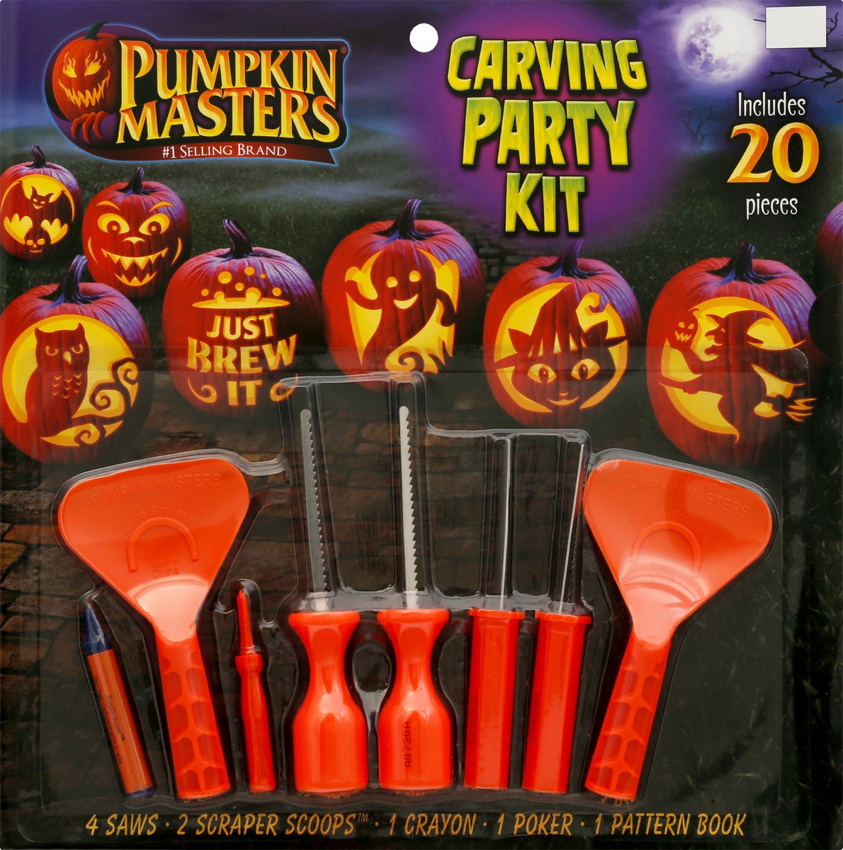 slide 1 of 10, Pumpkin Masters Carving Party Kit 1 ea, 1 ct