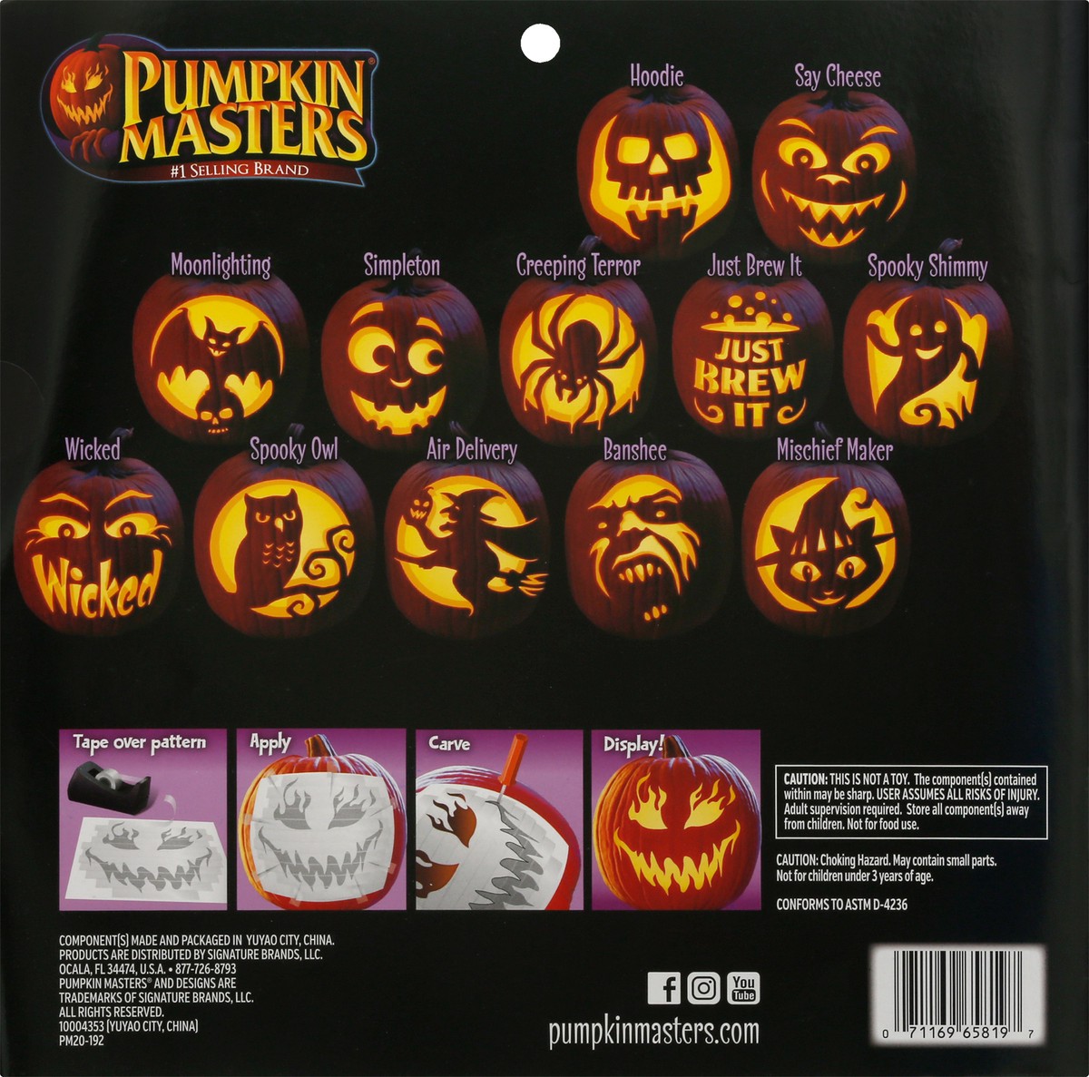 slide 8 of 10, Pumpkin Masters Carving Party Kit 1 ea, 1 ct