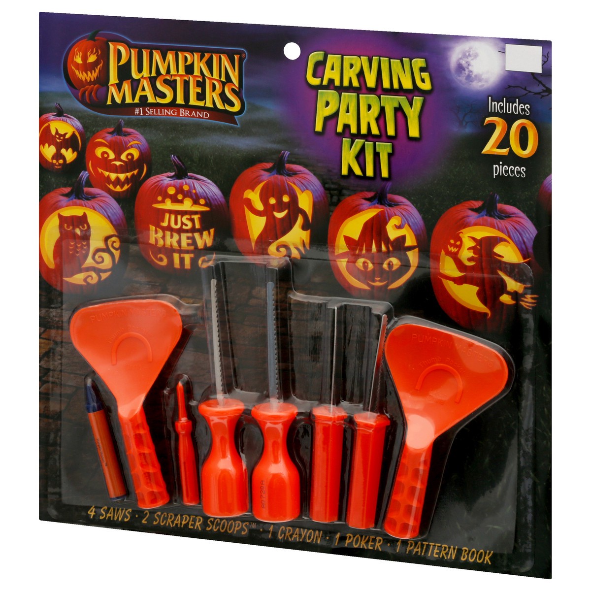 slide 10 of 10, Pumpkin Masters Carving Party Kit 1 ea, 1 ct