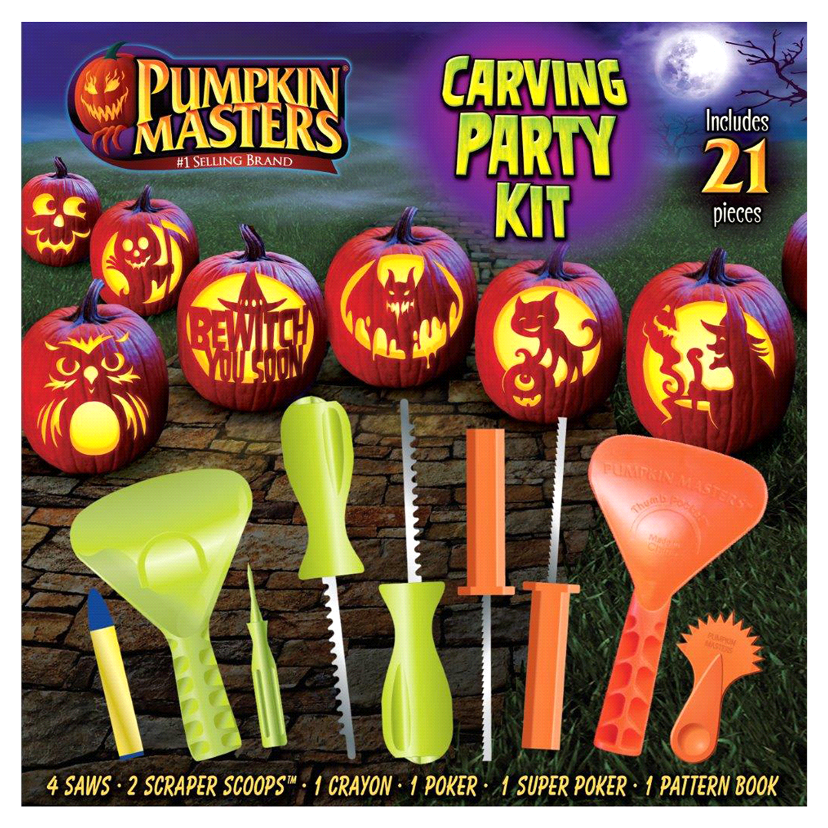 slide 1 of 1, Pumpkin Masters Carving Party Kit, 1 ct