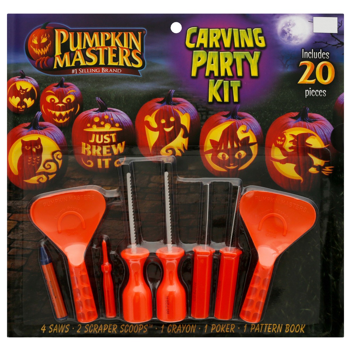 slide 6 of 10, Pumpkin Masters Carving Party Kit 1 ea, 1 ct