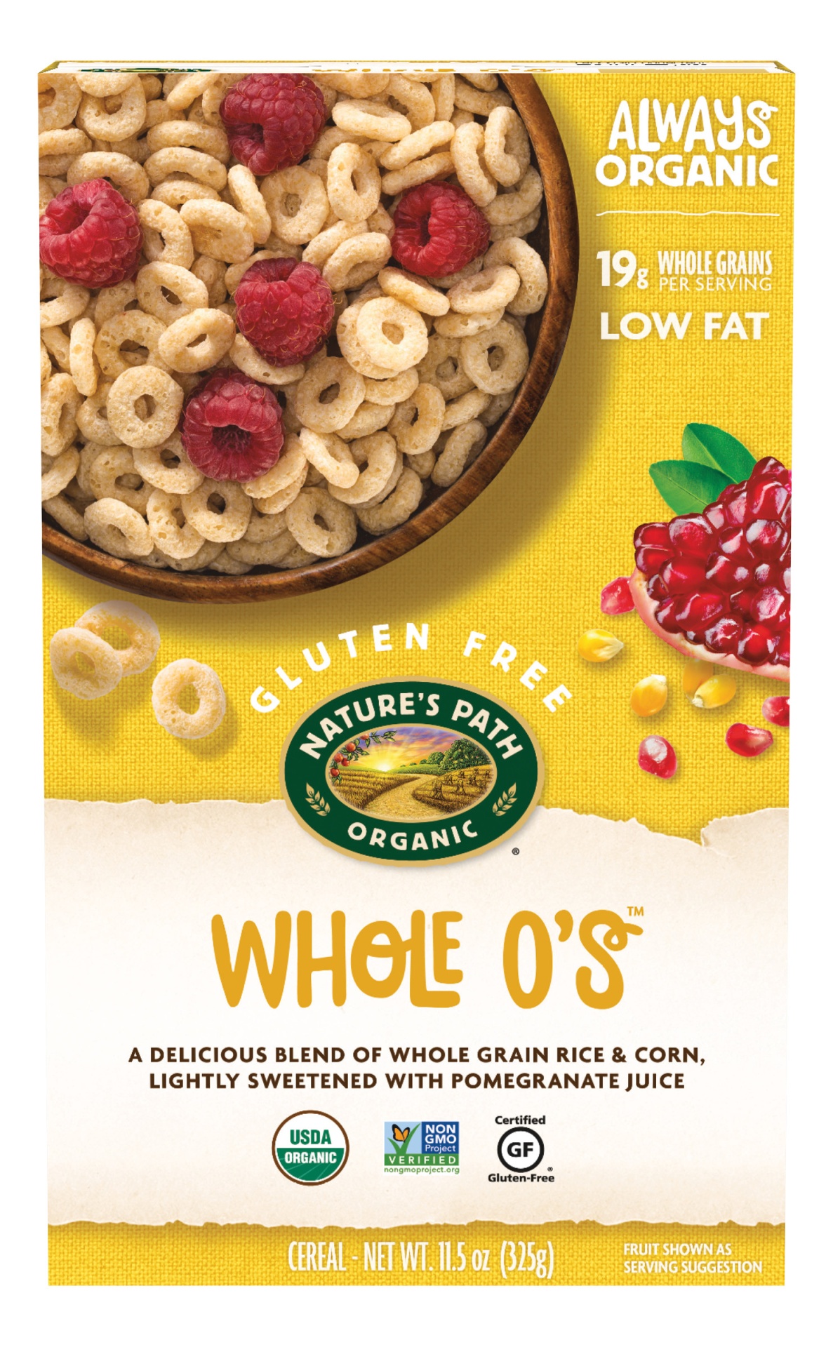 slide 1 of 6, Nature's Path Organic Whole O'S Cereal, 11.5 oz