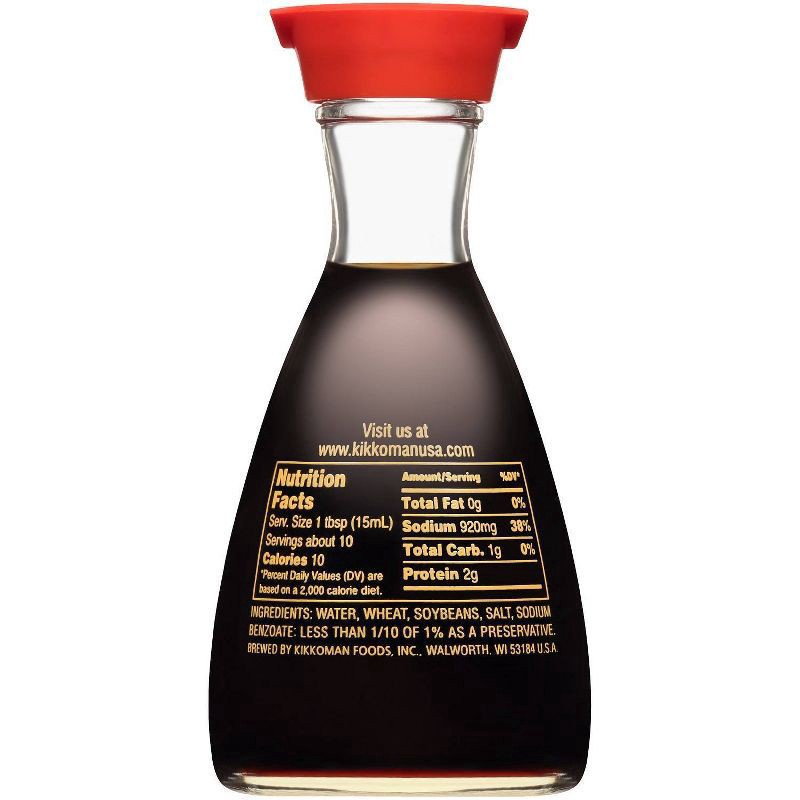 slide 5 of 6, Kikkoman Traditionally Brewed Soy Sauce, 5 fl oz