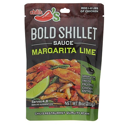 slide 1 of 1, Chili's Bold Skillet Sauce, Margarita Lime, 8 oz