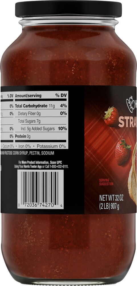 slide 4 of 4, Harris Teeter® Strawberry Jam, 32 oz