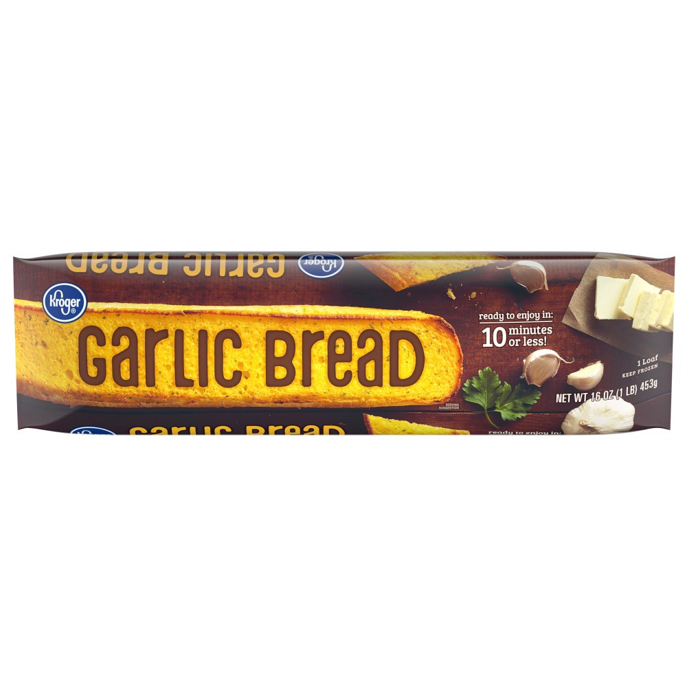 slide 1 of 4, Kroger Classic Garlic Bread, 16 oz