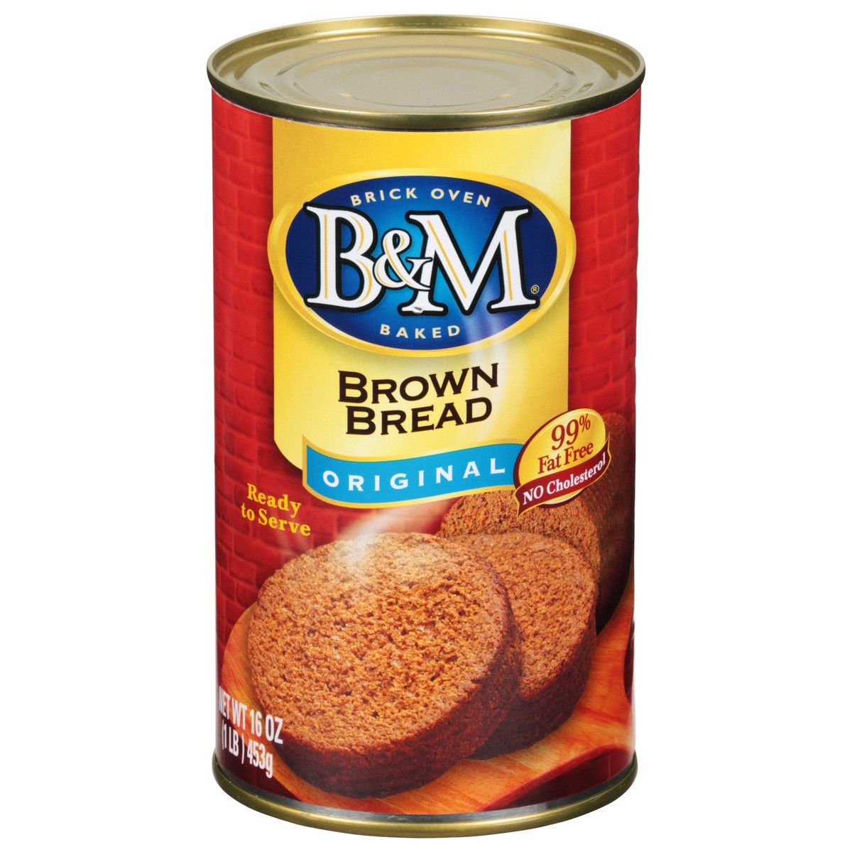 slide 1 of 6, B&M Original Brown Bread, 16 oz