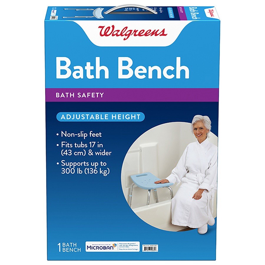 slide 1 of 5, Walgreens Bath Bench, 1 ct
