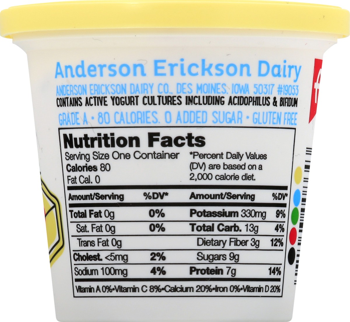 slide 6 of 8, Anderson Erickson Dairy Ae Yo Lite Fat Free Yogurt Strawberry Cheesecake, 6 oz