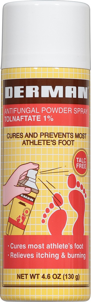 slide 3 of 15, Derman Antifungal Powder Spray 4.6 oz, 4.60 oz
