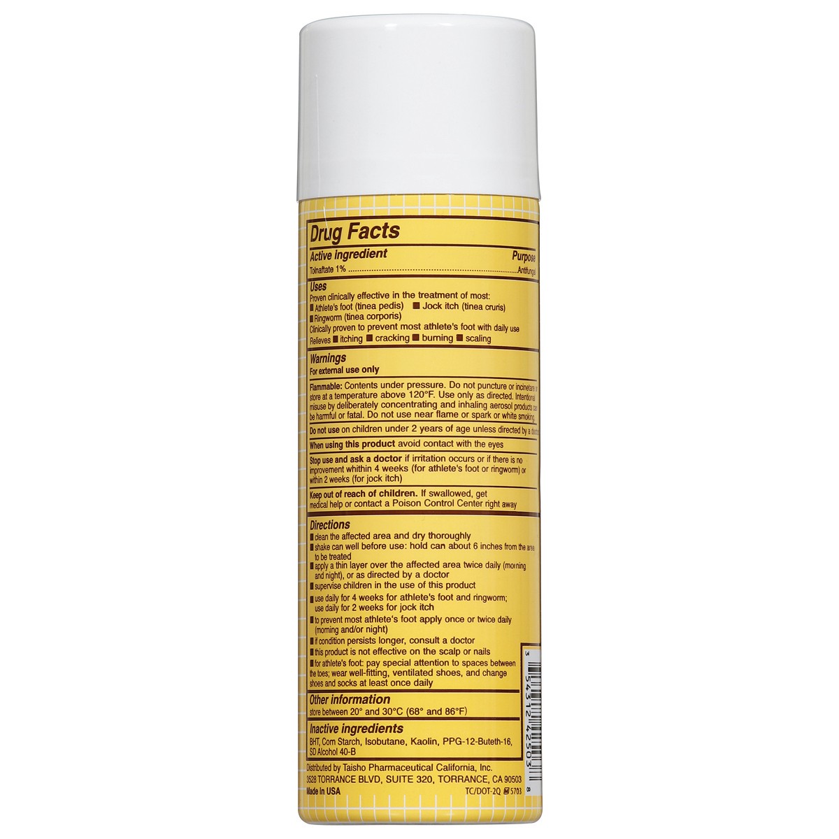 slide 11 of 15, Derman Antifungal Powder Spray 4.6 oz, 4.60 oz