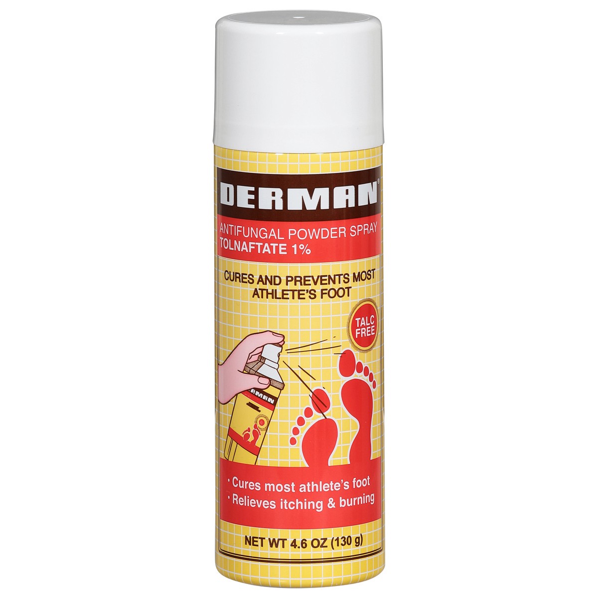 slide 15 of 15, Derman Antifungal Powder Spray 4.6 oz, 4.60 oz