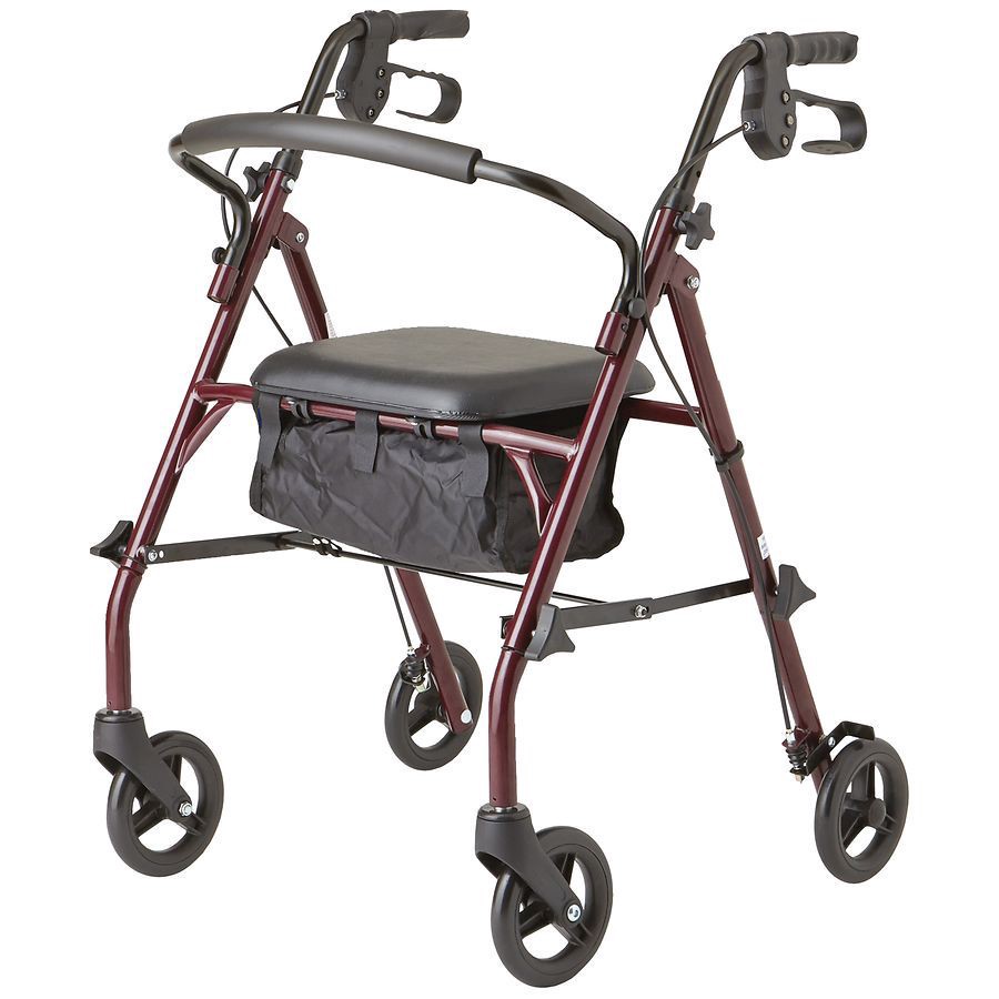 slide 3 of 5, Walgreens Steel Rollator, 1 ct