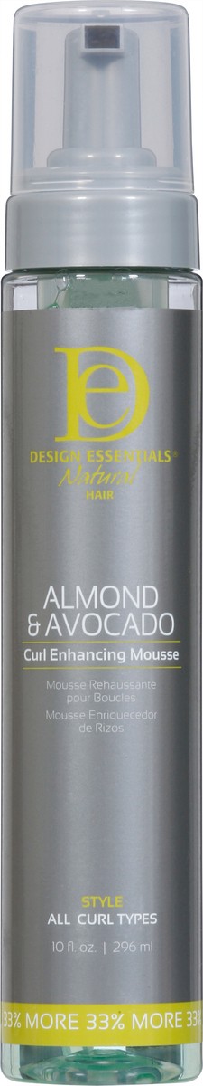 slide 7 of 9, Design Essentials Natural Almond & Avocado Curl Enhancing Mousse 10 fl oz, 10 fl oz