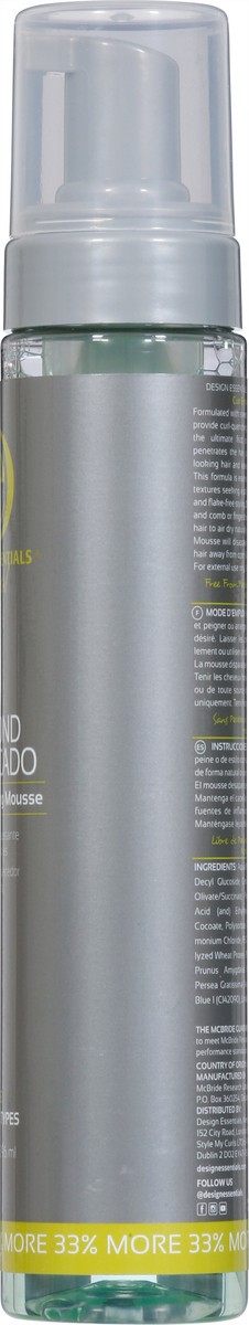 slide 9 of 9, Design Essentials Natural Almond & Avocado Curl Enhancing Mousse 10 fl oz, 10 fl oz