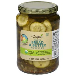 Full Circle Market Organic Sweet Bread & Butter Pickle Chips 24 fl oz