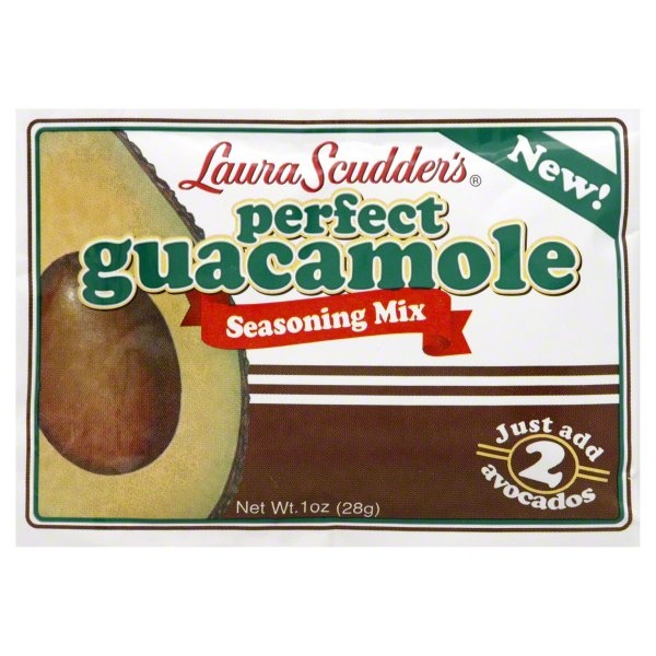 slide 1 of 1, Laura Scudder's Laura Scudders Seasoning Mix Perfect Guacamole Wrapper, 1 oz