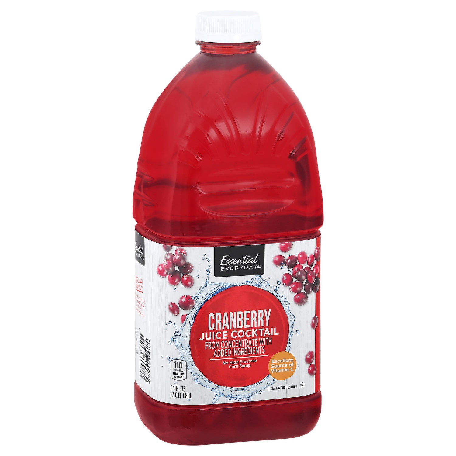 slide 1 of 1, Essential Everyday Cranberry Juice Cocktail - 64 fl oz, 64 fl oz