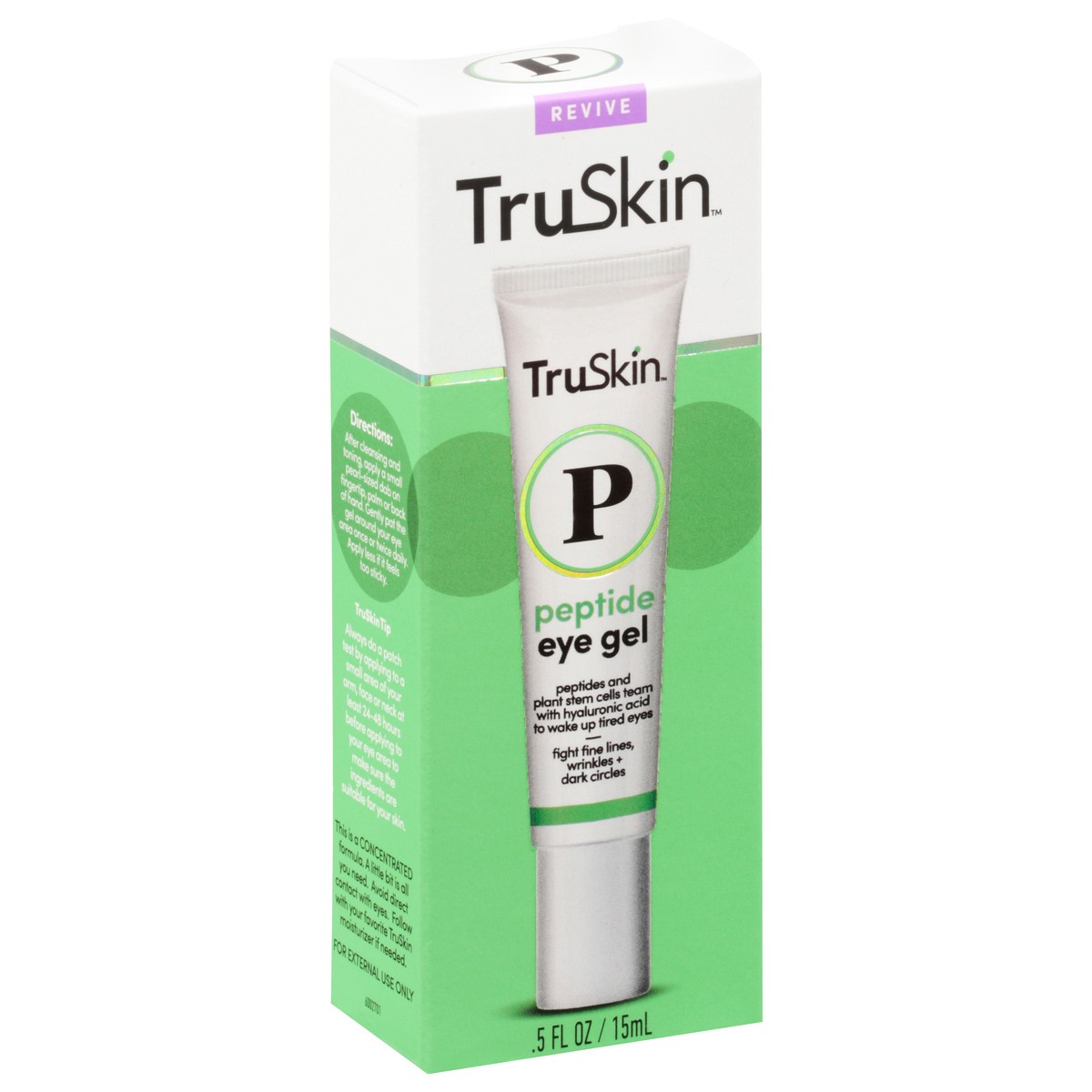 slide 2 of 9, TruSkin Peptide Eye Gel 0.5 fl oz, 0.5 fl oz