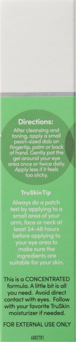 slide 7 of 9, TruSkin Peptide Eye Gel 0.5 fl oz, 0.5 fl oz