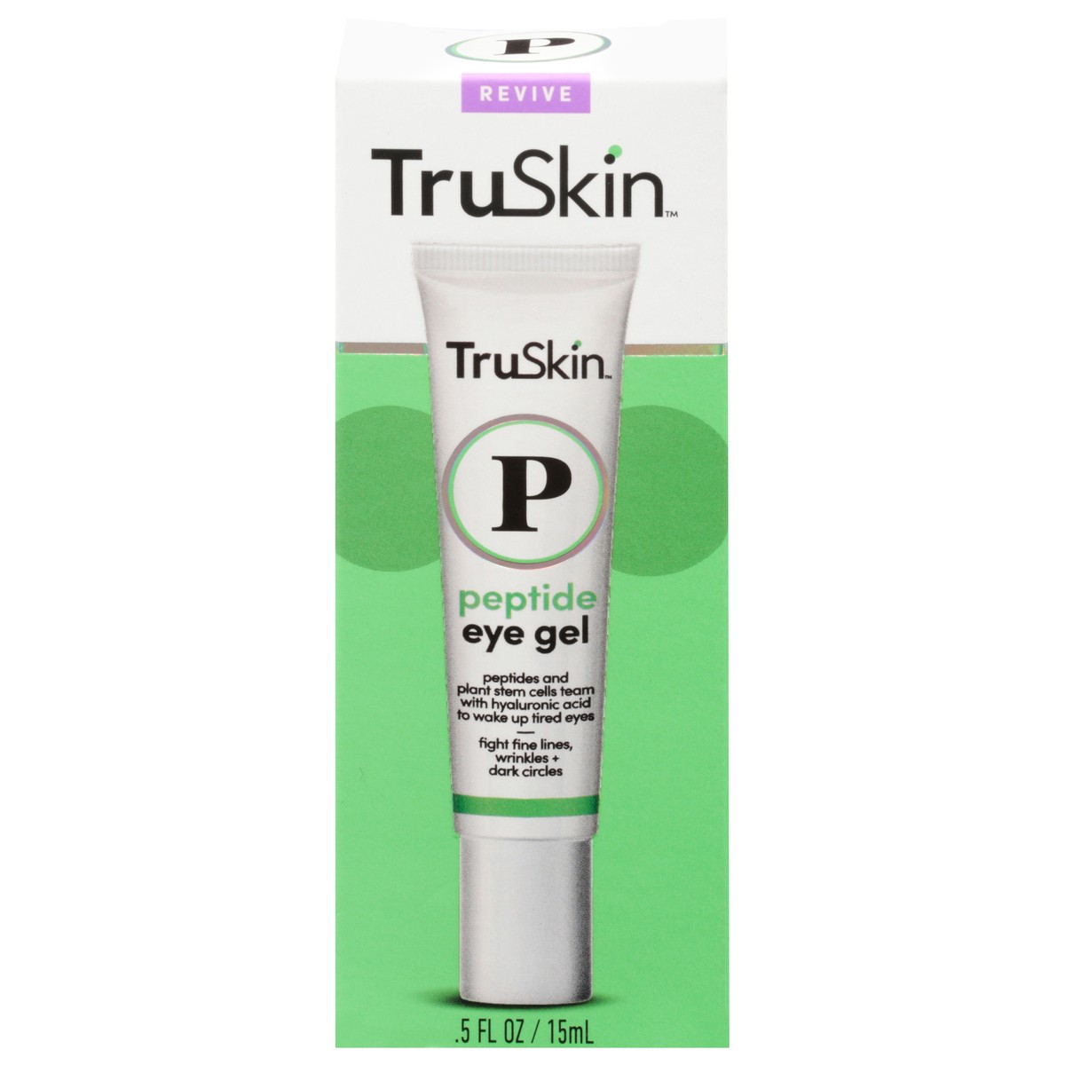 slide 1 of 9, TruSkin Peptide Eye Gel 0.5 fl oz, 0.5 fl oz