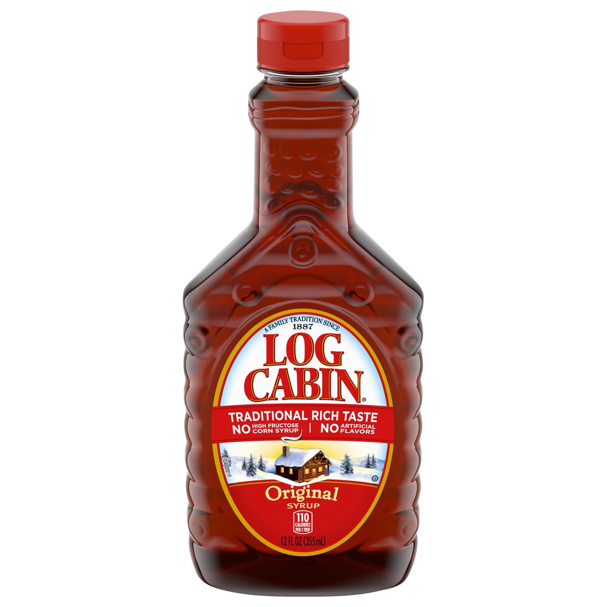 slide 1 of 4, Log Cabin Original Syrup 12 fl oz, 12 fl oz