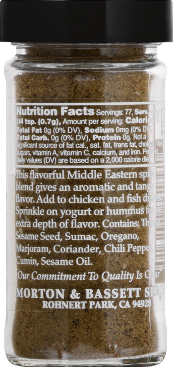 slide 9 of 13, Morton & Bassett Morton And Bassett Za'Atar Seasoning, 1.9 oz