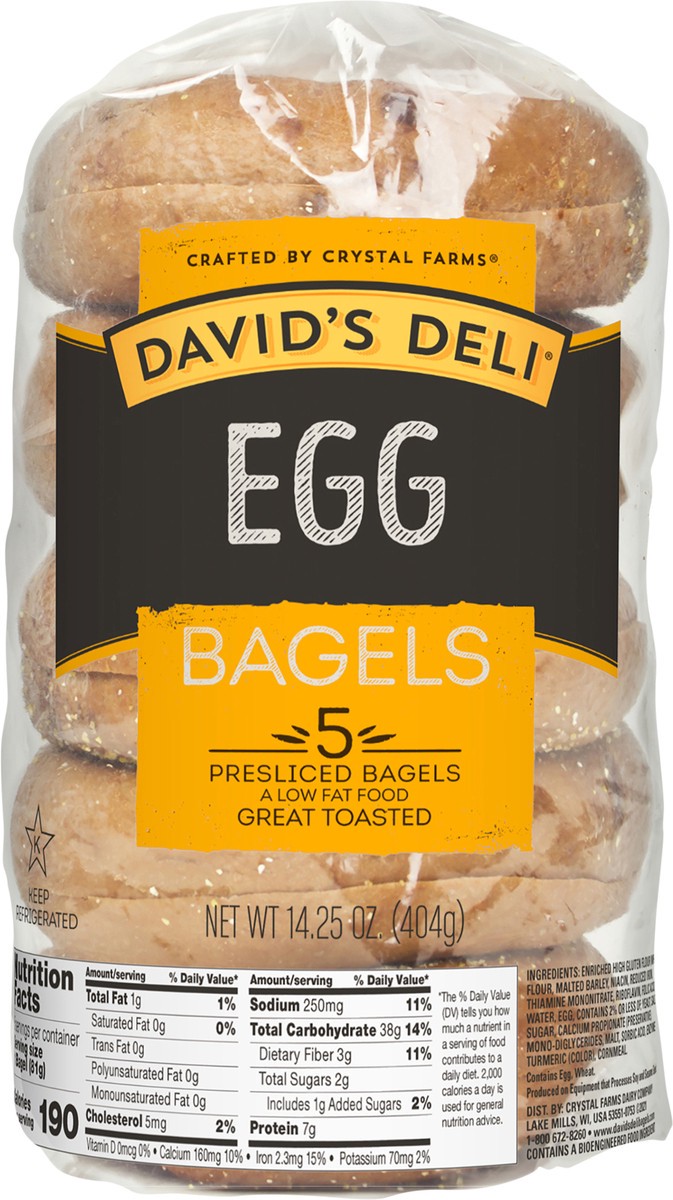 slide 3 of 3, David's Deli Bagels, 5 ct