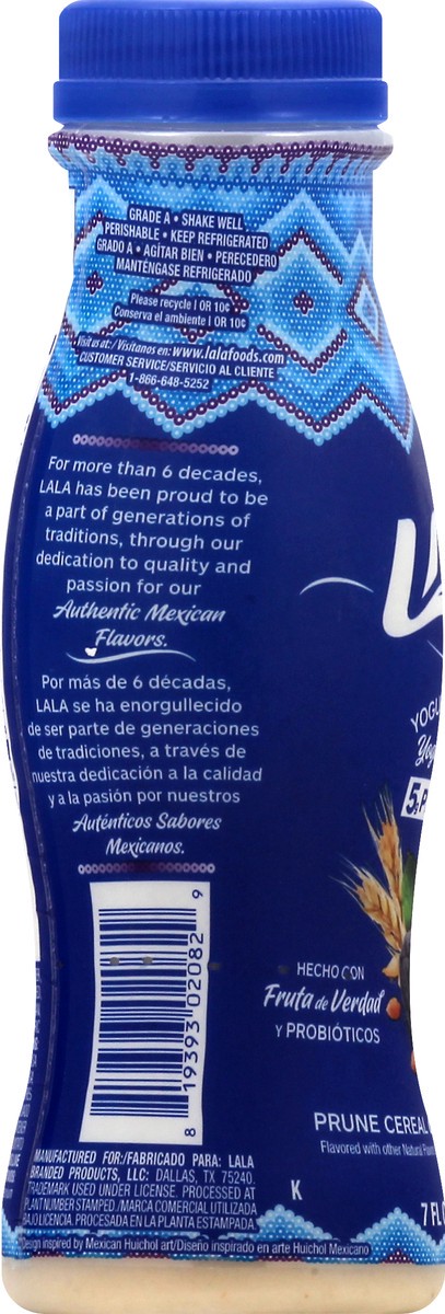 slide 3 of 12, LALA Prune Cereal Yogurt Smoothie 7 oz, 7 oz