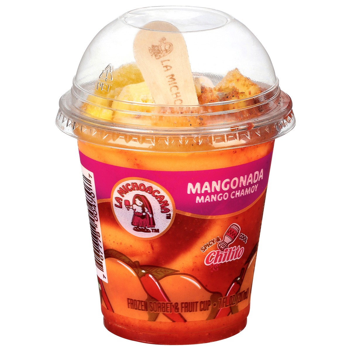 slide 6 of 9, La Michoacana Mangohelada Cup, 7 oz