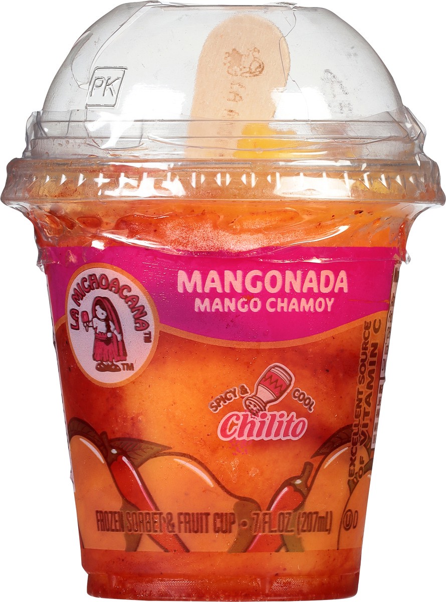 slide 8 of 9, La Michoacana Mangohelada Cup, 7 oz
