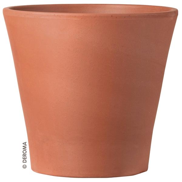 slide 1 of 1, Deroma Cono Terra Cotta planter 6.3", 1 ct