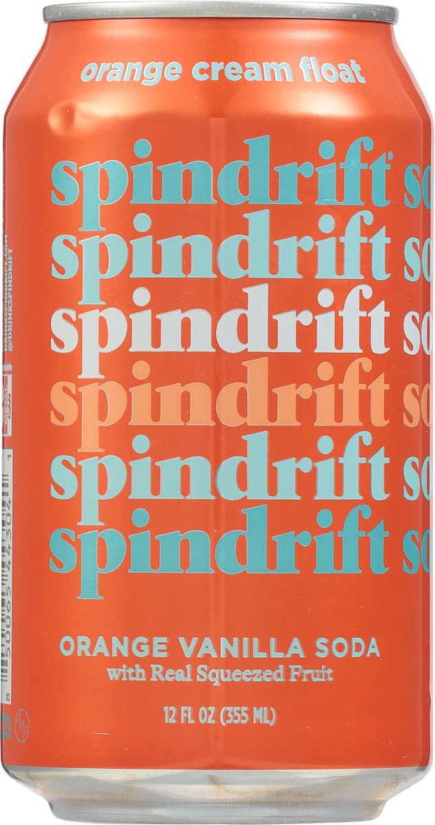 slide 4 of 14, Spindrift Orange Cream Float Soda 12 fl oz, 12 fl oz