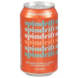 Spindrift Orange Cream Float Soda 12 fl oz