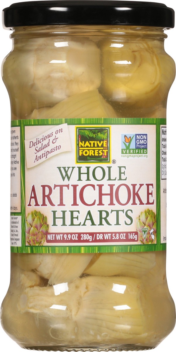 slide 1 of 9, Native Forest Artichoke Hearts Whole, 9.9 oz