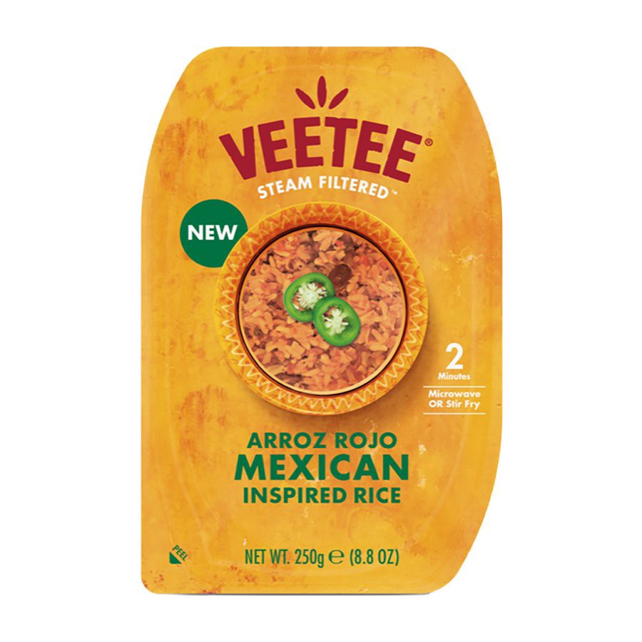 slide 1 of 1, VeeTee Steam Filtered Mexican Inspired Arroz Rojo Rice 8.8 oz, 8.8 oz