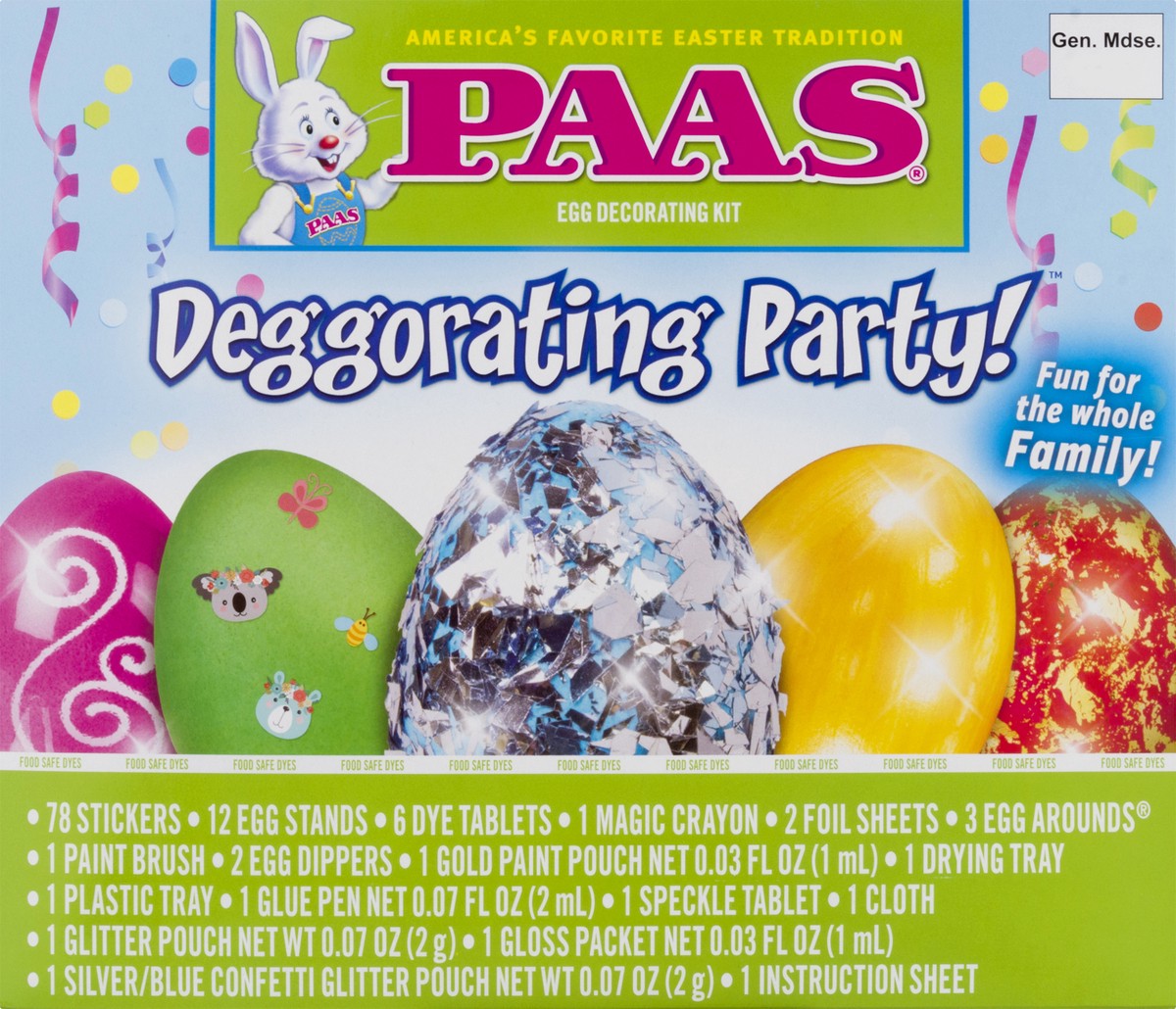 slide 12 of 12, PAAS Deggorating Party Egg Decorating Kit 1 ea, 1 ea