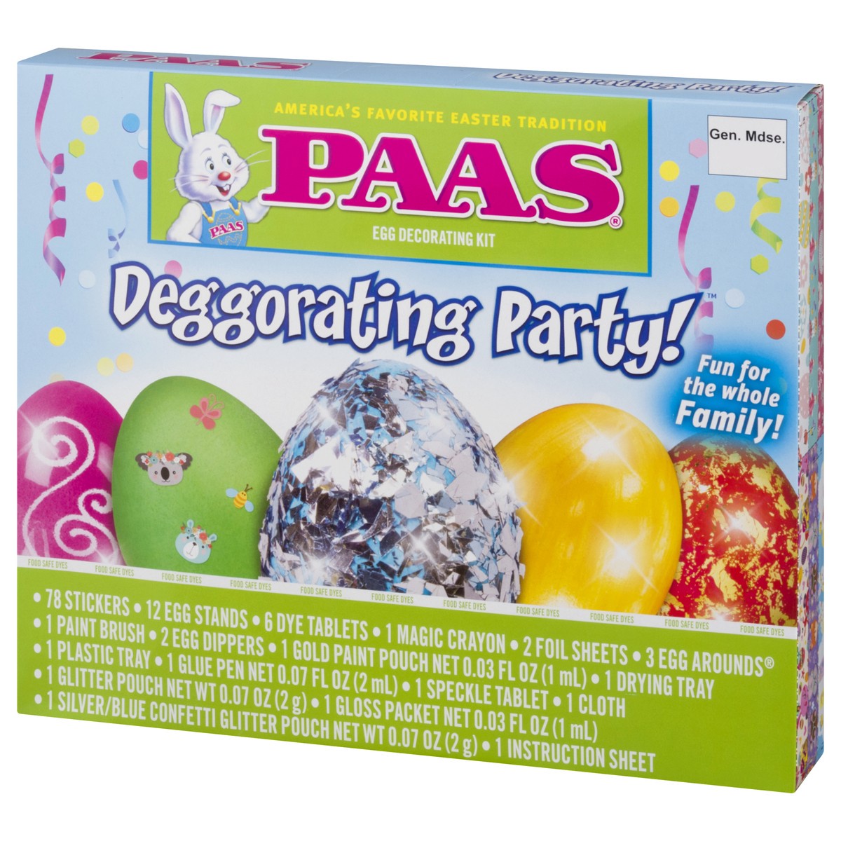 slide 5 of 12, PAAS Deggorating Party Egg Decorating Kit 1 ea, 1 ea