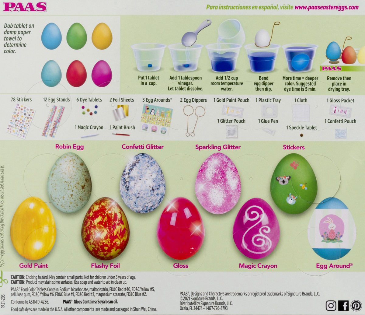 slide 7 of 12, PAAS Deggorating Party Egg Decorating Kit 1 ea, 1 ea