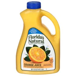 Florida's Natural No Pulp 100% Premium Calcium & Vitamin D Orange Juice 89 fl oz