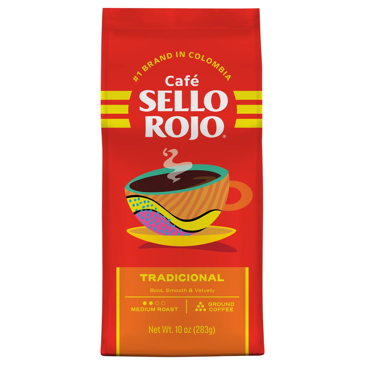 slide 1 of 12, Café Sello Rojo Tradicional Medium Roast Ground Coffee 10 oz, 10 oz